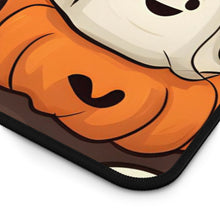 DistinctInk Desk Mat with Haunted Skeleton Pumpkin Patch Design for Halloween