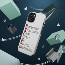 DistinctInk ToughCase for Apple iPhone, Compatible with MagSafe Charging - DEFENSE Demanding Excellence