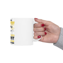 DistinctInk Glossy White Coffee / Tea Mug - Never Dreamed I'd Be Grumpy Old Guitarist