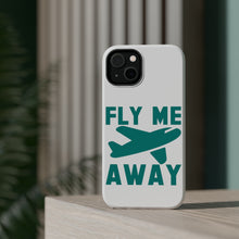 DistinctInk ToughCase for Apple iPhone, Compatible with MagSafe Charging - Fly Me Away - Travel