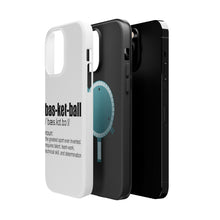 DistinctInk ToughCase for Apple iPhone, Compatible with MagSafe Charging - Basketball Definition Greatest Sport
