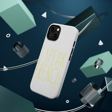 DistinctInk ToughCase for Apple iPhone, Compatible with MagSafe Charging - I Speak French