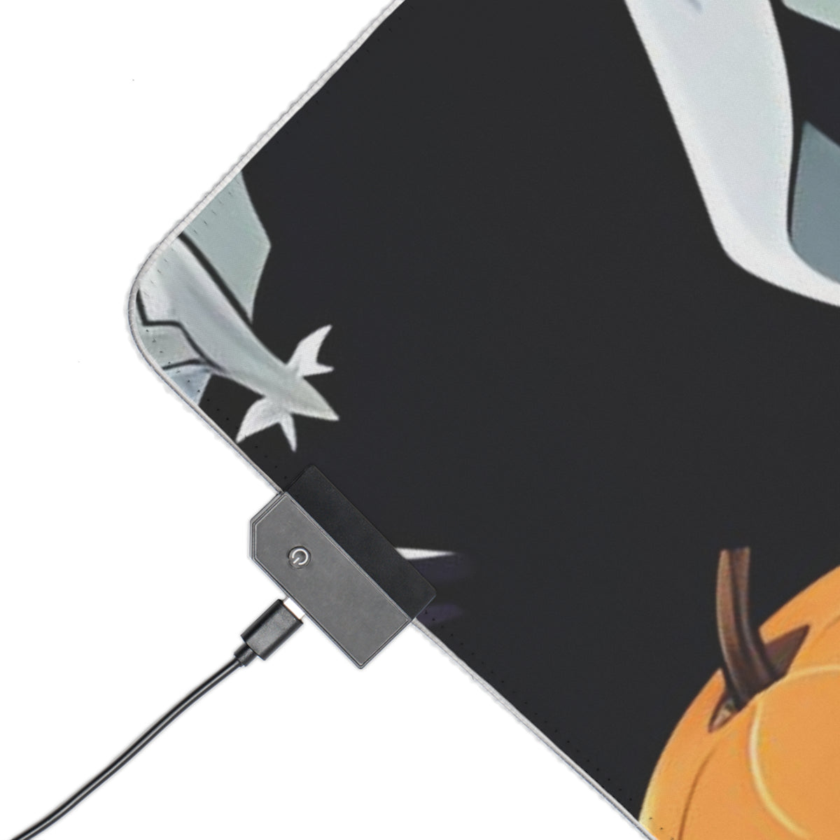 LED Gaming Mouse Pad with Skeleton Ghost and Pumpkin Design for Halloween, view 12