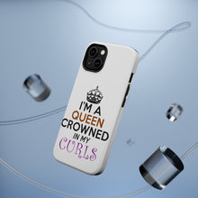 DistinctInk ToughCase for Apple iPhone, Compatible with MagSafe Charging - I'm a Queen Crowned in My Curls