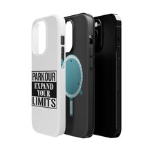 DistinctInk ToughCase for Apple iPhone, Compatible with MagSafe Charging - Parkour Expand Your Limits