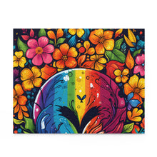 DistinctInk Jigsaw Puzzle with A World of Possibilities Design for LGBTQ+ Pride