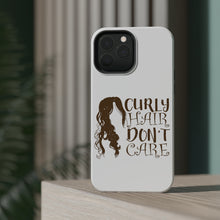 DistinctInk ToughCase for Apple iPhone, Compatible with MagSafe Charging - Curly Hair Don't Care