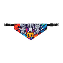 DistinctInk Adjustable Pet Banana Collar with Exploring Inner Knowledge Design for Halloween LGBTQ+ Pride