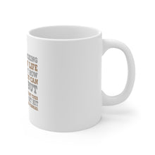 DistinctInk Glossy White Coffee / Tea Mug - Boxing Life How Many Times You Keep Moving