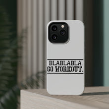 DistinctInk ToughCase for Apple iPhone, Compatible with MagSafe Charging - Blablabla Go Workout.