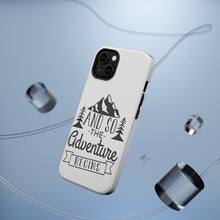 DistinctInk ToughCase for Apple iPhone, Compatible with MagSafe Charging - And so the Adventure Begins