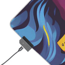DistinctInk LED Gaming Mouse Pad with A World of Words Design for LGBTQ+ Pride