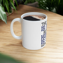 DistinctInk Glossy White Coffee / Tea Mug - The Dream is Free Hustle Sold Separately