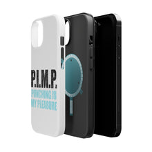 DistinctInk ToughCase for Apple iPhone, Compatible with MagSafe Charging - PIMP - Punching Is My Pleasure