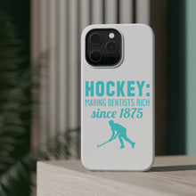 DistinctInk ToughCase for Apple iPhone, Compatible with MagSafe Charging - Hockey Making Dentists Rich Since 1875