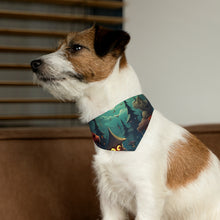 DistinctInk Adjustable Pet Banana Collar with Trick or Treat Fun Design for Halloween