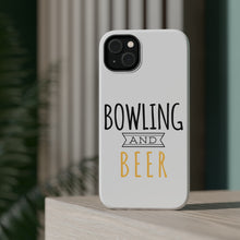 DistinctInk ToughCase for Apple iPhone, Compatible with MagSafe Charging - Bowling and Beer