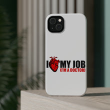 DistinctInk ToughCase for Apple iPhone, Compatible with MagSafe Charging - I Heart My Job - I'm A Doctor