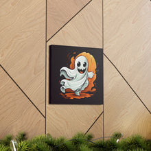 DistinctInk Canvas Wall Art with Silly Specter Sprites for Halloween