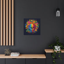 DistinctInk Canvas Wall Art with A World of Possibilities for LGBTQ+ Pride