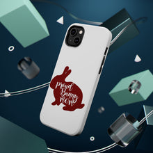 DistinctInk ToughCase for Apple iPhone, Compatible with MagSafe Charging - Proud Bunny Mom - Rabbit
