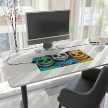 DistinctInk LED Gaming Mouse Pad with Creating Lasting Memories Design for Halloween  LGBTQ+ Pride