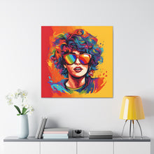 DistinctInk Canvas Wall Art with Start Building Your Dreams for LGBTQ+ Pride
