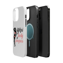 DistinctInk ToughCase for Apple iPhone, Compatible with MagSafe Charging - Bikini Body in Progress