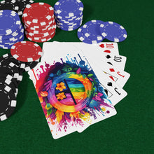 DistinctInk Playing Poker Cards with The Road to Fulfillment Design for LGBTQ+ Pride