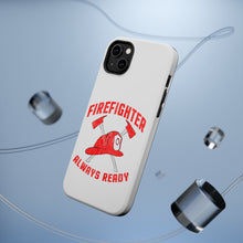DistinctInk ToughCase for Apple iPhone, Compatible with MagSafe Charging - Firefighter - Always Ready