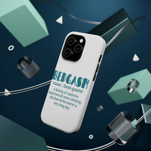 DistinctInk ToughCase for Apple iPhone, Compatible with MagSafe Charging - Bedgasm Definition Climb in Bed Lon Day