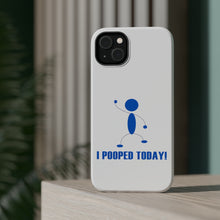 DistinctInk ToughCase for Apple iPhone, Compatible with MagSafe Charging - I Pooped Today!