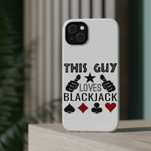DistinctInk ToughCase for Apple iPhone, Compatible with MagSafe Charging - This Guy Loves Blackjack