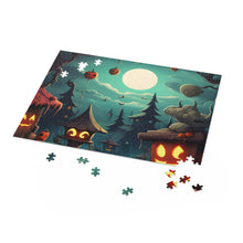 DistinctInk Jigsaw Puzzle with Trick or Treat Fun Design for Halloween