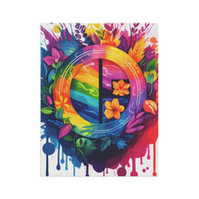 DistinctInk Garden & House Banner Flag with The Road to Fulfillment Design for LGBTQ+ Pride