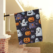 DistinctInk Garden & House Banner Flag with Spooky Bat-o-lanterns Design for Halloween