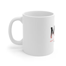 DistinctInk Glossy White Coffee / Tea Mug - MILF Mom in Love with Fitness