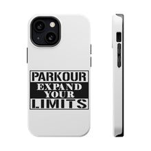 DistinctInk ToughCase for Apple iPhone, Compatible with MagSafe Charging - Parkour Expand Your Limits