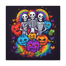 DistinctInk Canvas Wall Art with Exploring Inner Knowledge for Halloween LGBTQ+ Pride