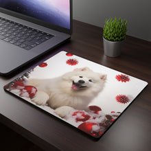 DistinctInk Mouse Pad - 1/4" Foam Rubber - Samoyed