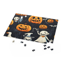DistinctInk Jigsaw Puzzle with The Halloween Spell Design for Halloween
