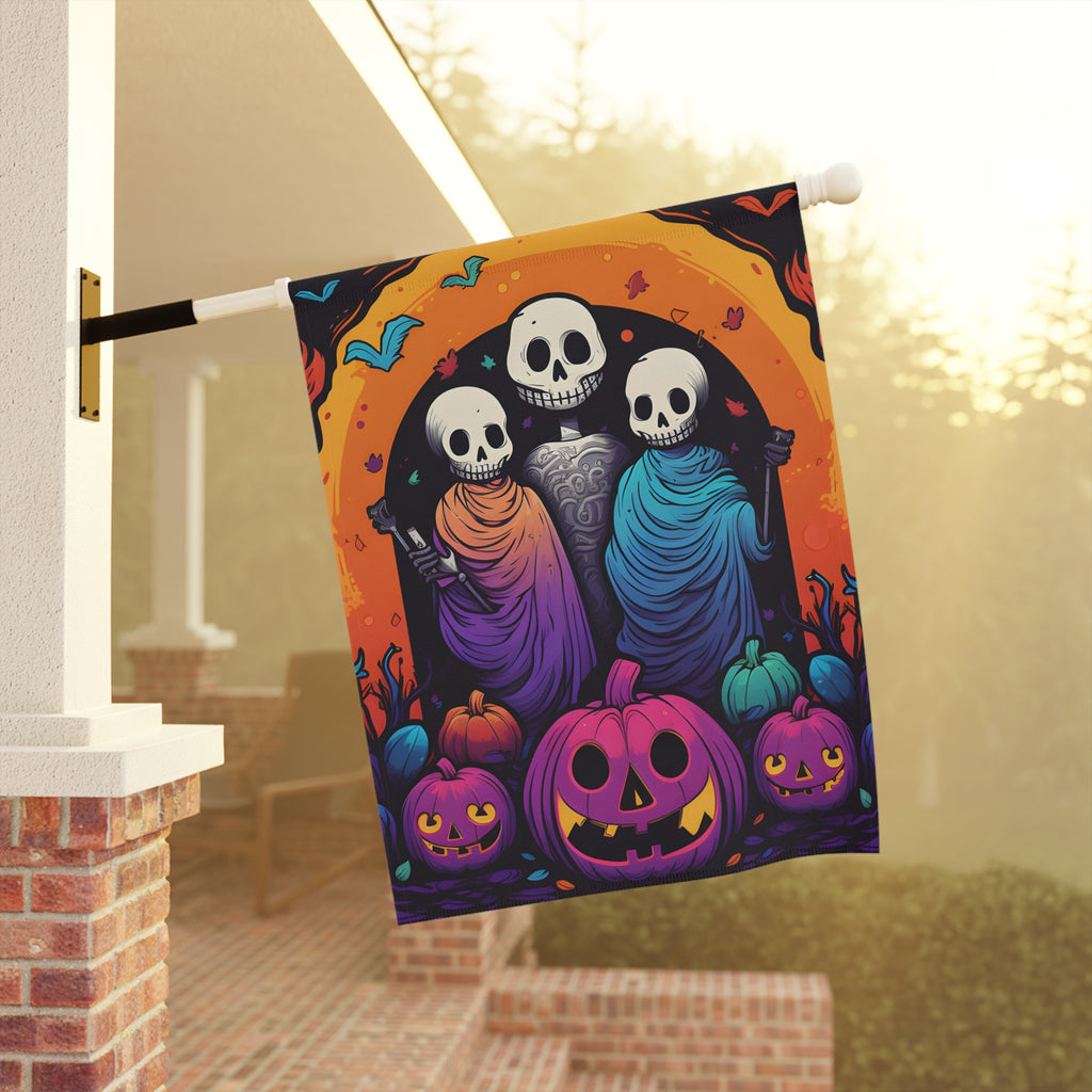 Garden & House Banner Flag with The Paths We Choose Design for Halloween LGBTQ+ Pride, view 18