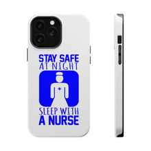 DistinctInk ToughCase for Apple iPhone, Compatible with MagSafe Charging - Stay Safe at Night Sleep With a Nurse