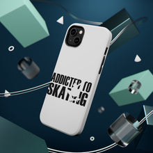DistinctInk ToughCase for Apple iPhone, Compatible with MagSafe Charging - Addicted to Skating