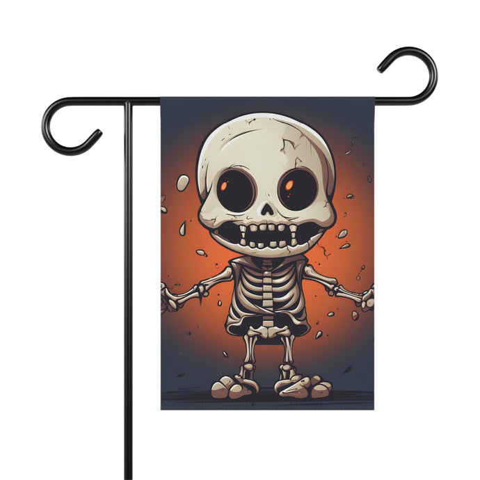 DistinctInk Garden & House Banner / Flag with Skelly's Halloween Bash Design for Halloween