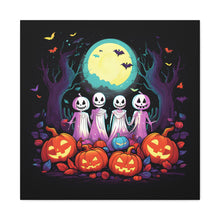 DistinctInk Canvas Wall Art with Exploring the Unknown for Halloween LGBTQ+ Pride