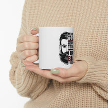 DistinctInk Glossy White Coffee / Tea Mug - I have a Beard to Get Love & Sex