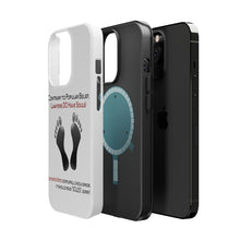 DistinctInk ToughCase for Apple iPhone, Compatible with MagSafe Charging - Lawyers DO Have Souls Oops Soles
