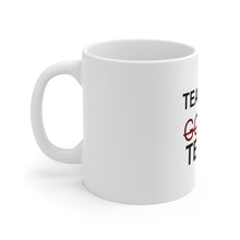 DistinctInk Glossy White Coffee / Tea Mug - Teachers Gonna Teach
