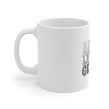 DistinctInk Glossy White Coffee / Tea Mug - Eat Big Lift Big Get Big